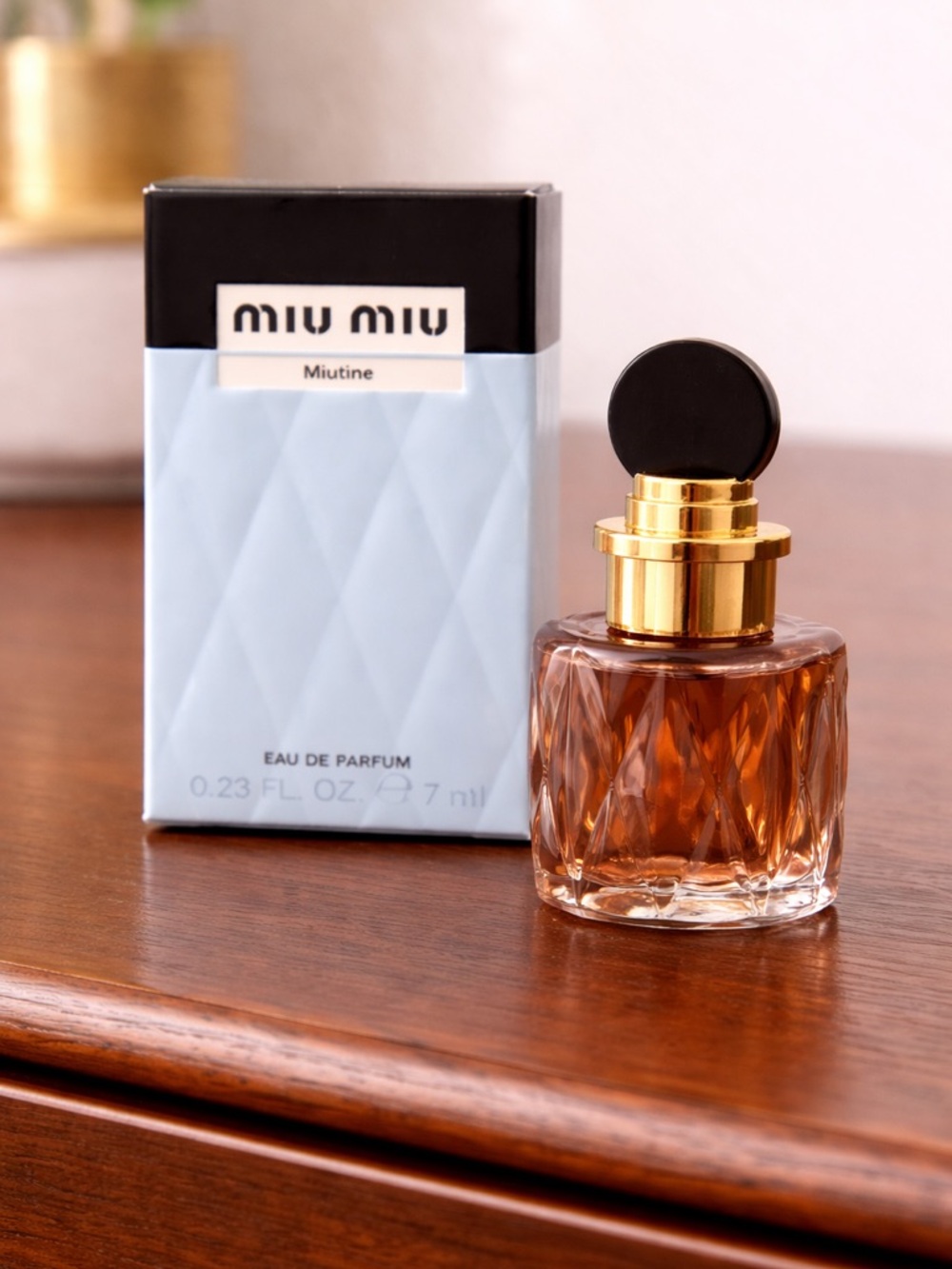 Miu Miu Miutine Eau de Parfum 7 mL Mini Perfume with Box